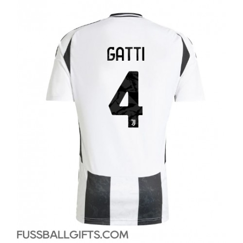 Juventus Federico Gatti #4 Fußballbekleidung Heimtrikot 2024-25 Kurzarm